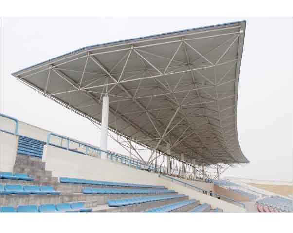 启东河南理工大学体育场看台网架